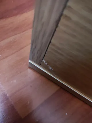 Banco zapatero madera y blanco