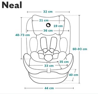 Silla coche Grupo 2/3 Isofix 15-36kg