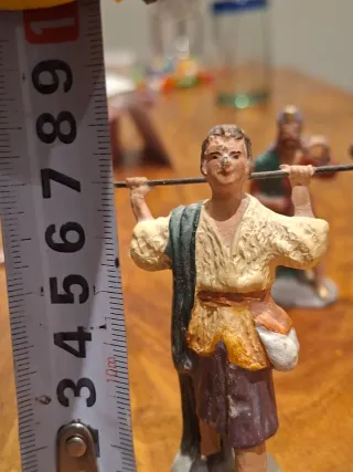 Belén terracota figuras 8 cm años 70-80