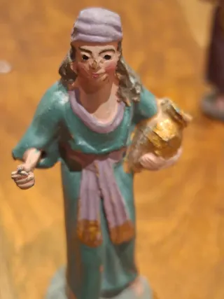 Belén terracota figuras 8 cm años 70-80