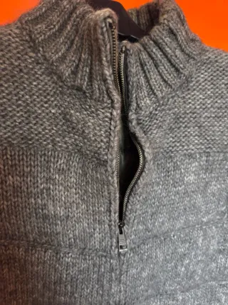 Gilet Lana Grigio Taglia M