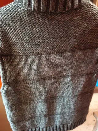 Gilet Lana Grigio Taglia M