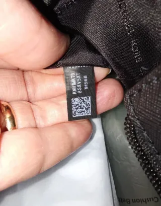 Borsa tote Michael Kors nera con dettagli oro