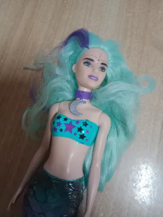 Barbie Sirena Lila y Turquesa