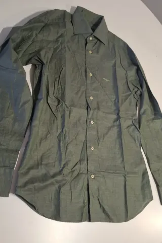 Camisa Ungaro Talla 39 M Gris