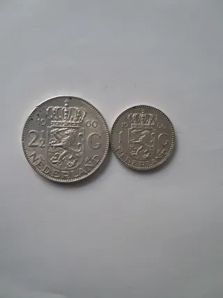 Monete Olanda Juliana Argento