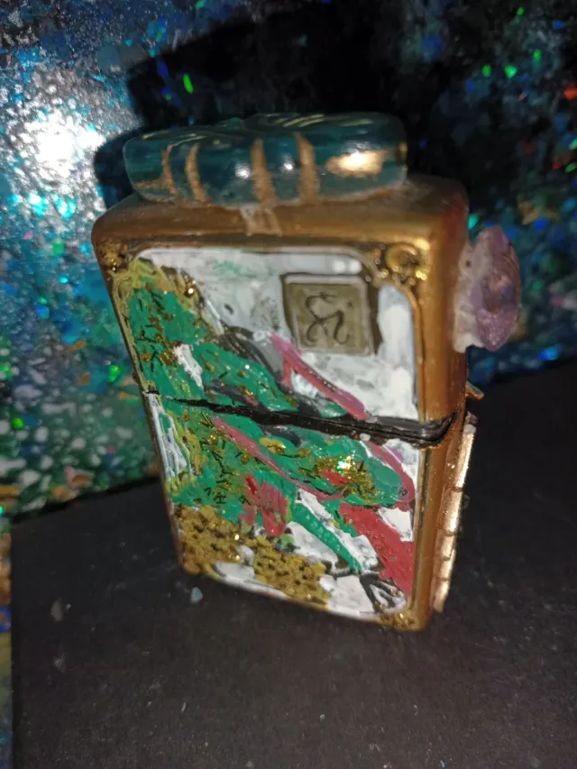 Mechero tipo Zippo Jecko y Dragón