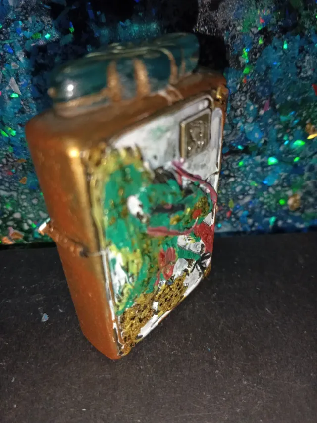 Mechero tipo Zippo Jecko y Dragón