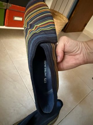 Botines de tacón mujer multicolor