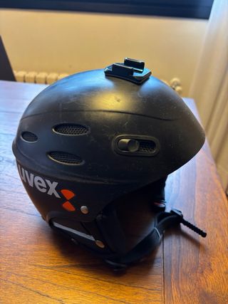 Casco de esquí Uvex negro talla M (56-58)