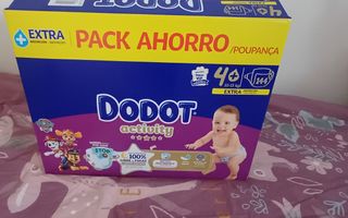 Dodot Activity Pañales Talla 4+ (144 unidades)