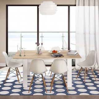 Mesa Comedor Kendra Extensible. Roble Canadian y