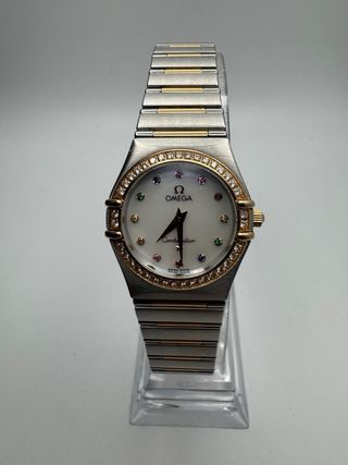 Omega Constellation in acciaio e oro con diamanti