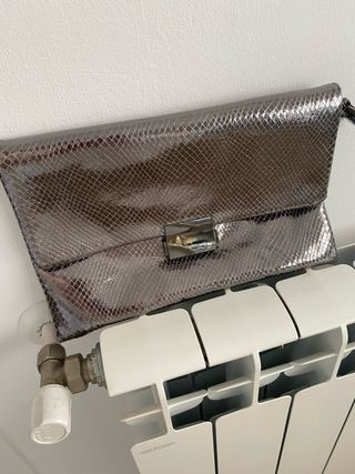 Bolso de fiesta plateado