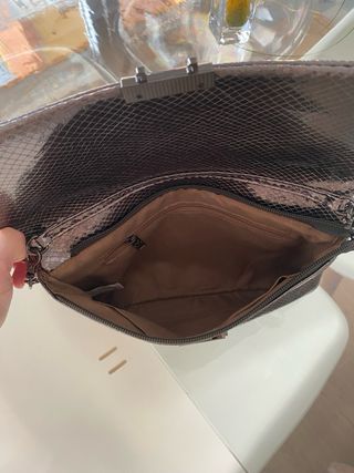 Bolso de fiesta plateado