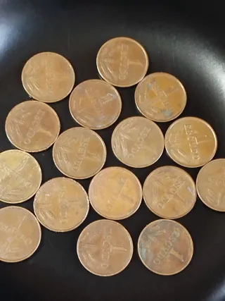 Lote 16 Monedas 1 Escudo, Portugal.