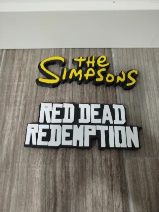Logo The Simpsons y Red Dead Redemption