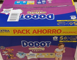 126 panales dodot activity talla 5+