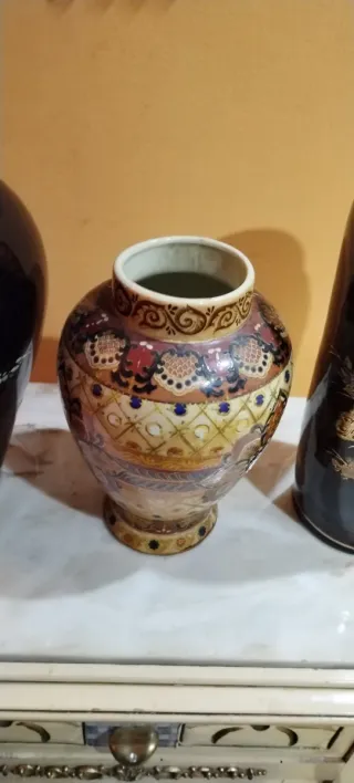 Conjunto 3 Jarrones Chinos Cerámica