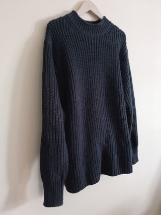 Jersey de punto grueso negro