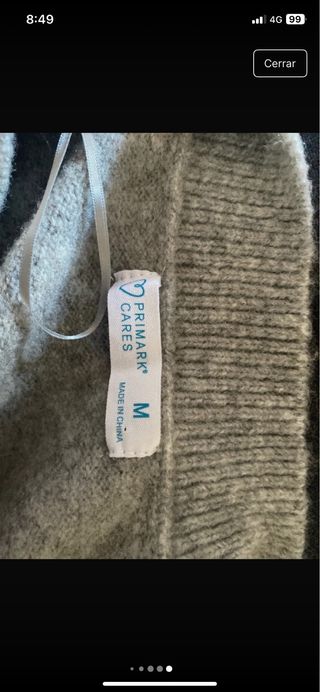 Jersey largo mujer Primark Talla única