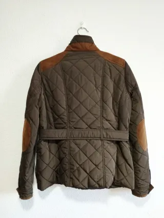 Chaqueta acolchada Zara marrón