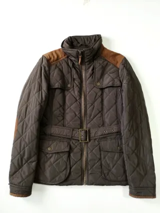 Chaqueta acolchada Zara marrón