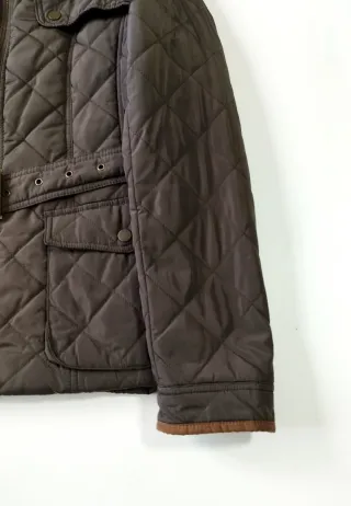 Chaqueta acolchada Zara marrón