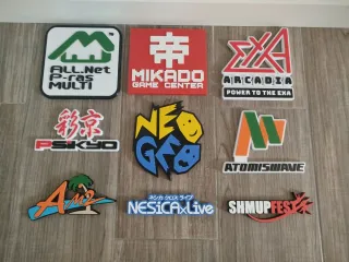 Logos Arcade: Mikado, EXA, PSKYO, etc.