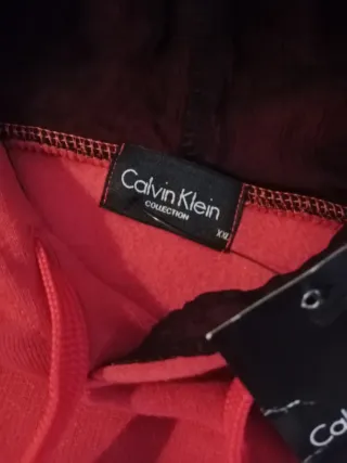 Sudadera Calvin Klein Jeans Roja Hombre