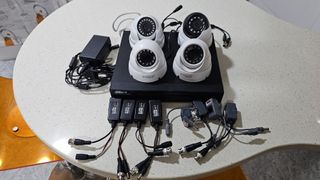 Kit Videograbador Dahua + 4 Cámaras 1080P + HD 2TB