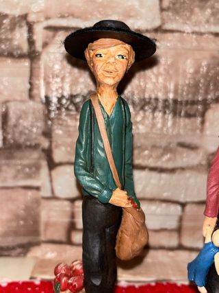 2 Statuette Jim Shore 1992 Amish Raggedy vintage
