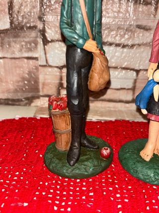 2 Statuette Jim Shore 1992 Amish Raggedy vintage