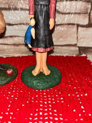 2 Statuette Jim Shore 1992 Amish Raggedy vintage