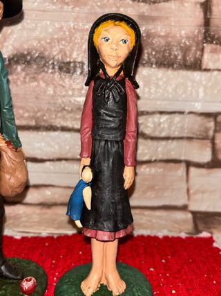 2 Statuette Jim Shore 1992 Amish Raggedy vintage