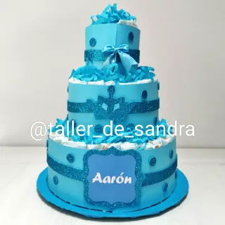 Tarta de pañales personalizada