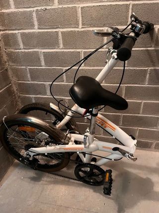 Bicicleta Plegable GHT Blanca