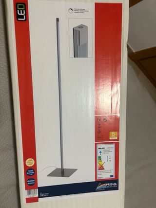 Lámpara de pie LED 1200lm Blanco Cálido