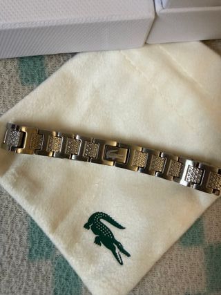 Pulsera Lacoste Plata