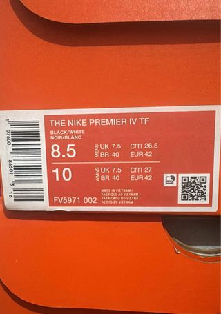 Botas de fútbol Nike Premier IV TF Nuevas