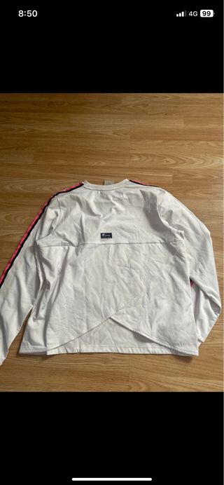 Camiseta Joma Mujer Blanca Manga Larga