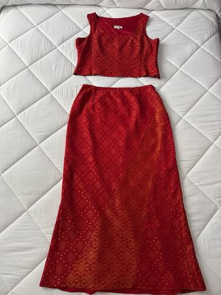 Conjunto Top y Falda