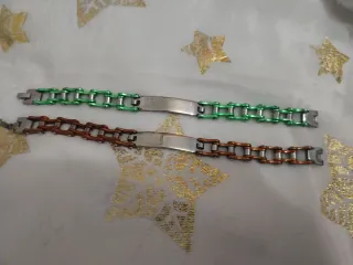 Pulseras estilo cadena  motor Biker