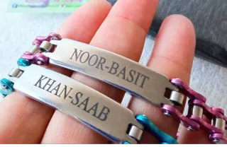 Pulseras estilo cadena  motor Biker