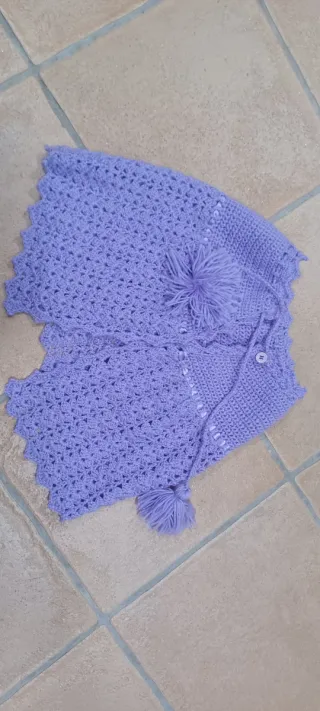 Toquilla niña BASERRITARRA color lila