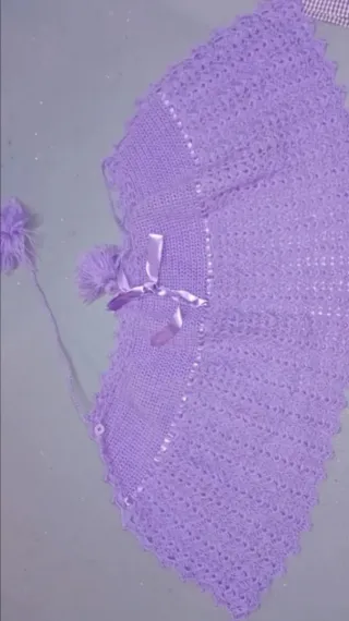 Toquilla niña BASERRITARRA color lila