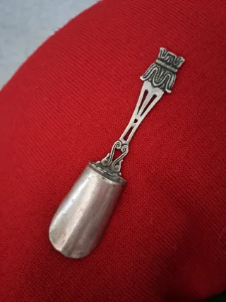 Cucchiaino argento design vintage anni '60