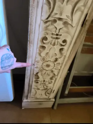 Mueble decorativo tipo chimenea