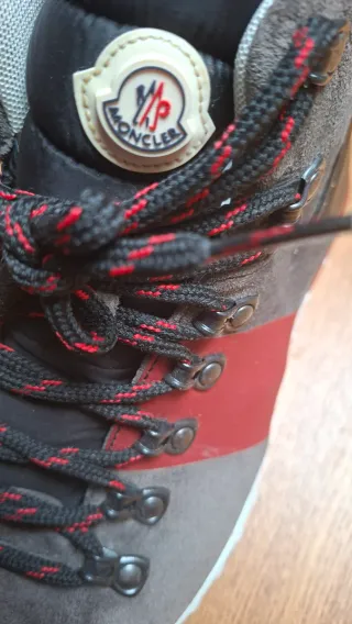 Moncler Scarponcini Marrone Rossi