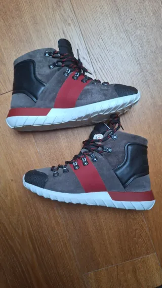 Moncler Scarponcini Marrone Rossi